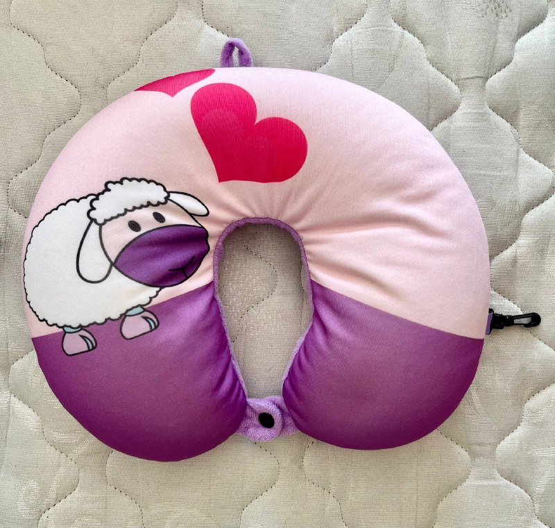 Дорожная подушка с антистресс шариками