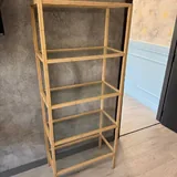 Стеллаж из закаленного стекла 2
