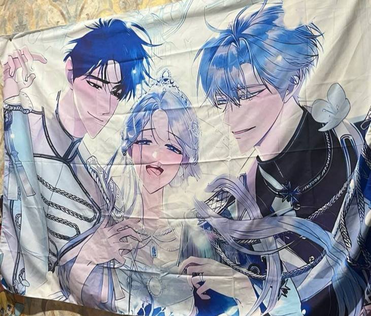 Тканевое полотенце с рисунком 150x100