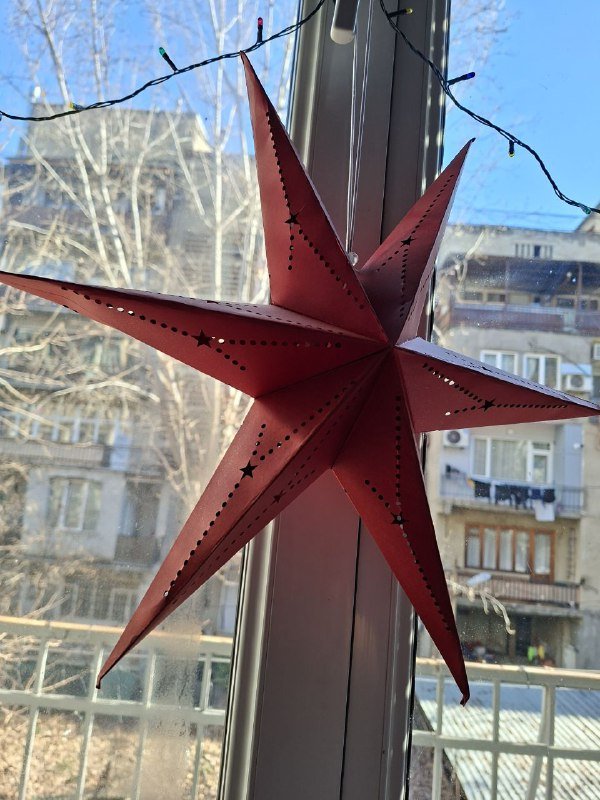 Новогодние игрушки, звезда 2