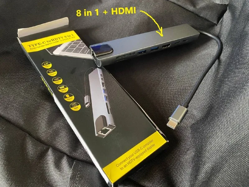 Type-C хаб 8 в 1 с HDMI 1