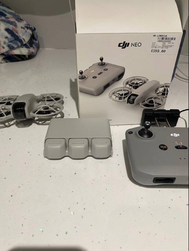Дрон DJI Neo, пульт, 3 батареи, зарядное устройство 4