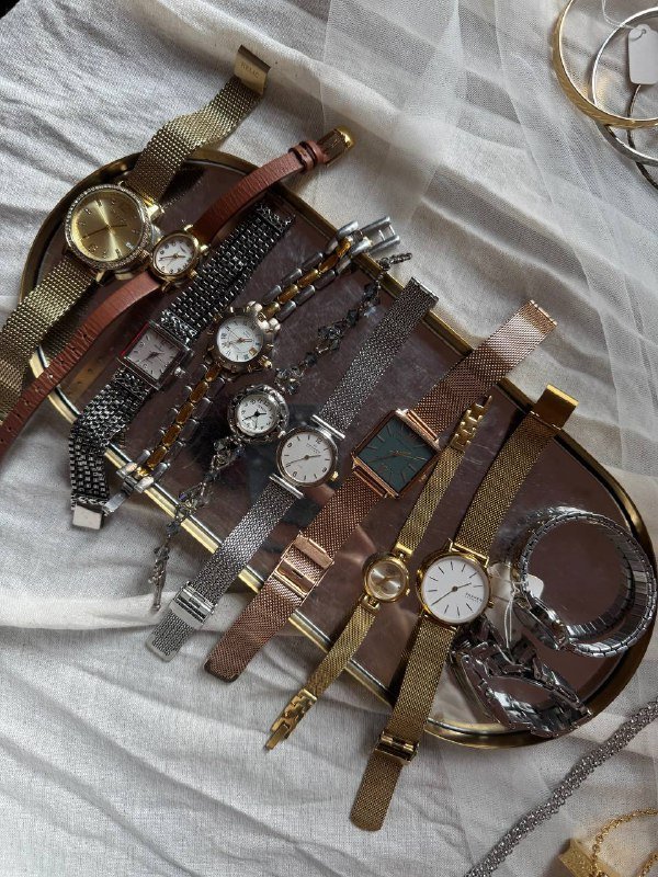 Винтажные часы Anne Klein, Skagen, Geneva, Timex, Relic, Peugeot