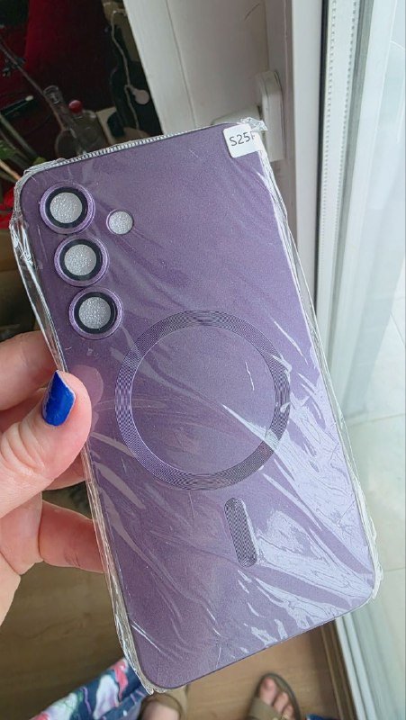 Чехол на Samsung S25 Plus фиолетовый