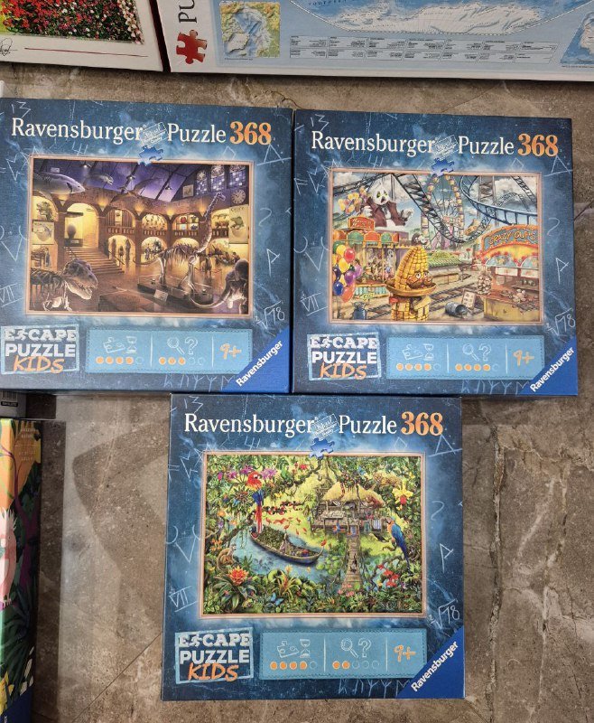 Пазлы Ravensburger 368 и 1000 элементов 6