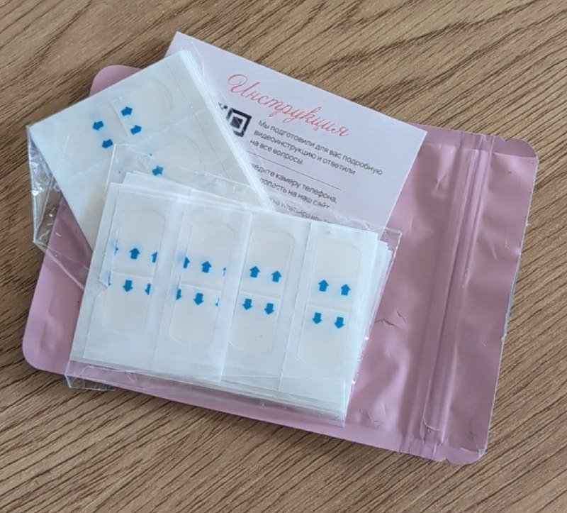 Тейпы для подтяжки лица под макияж