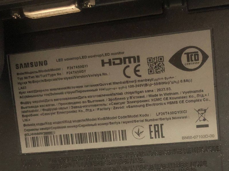 Монитор Samsung F24T450GYU