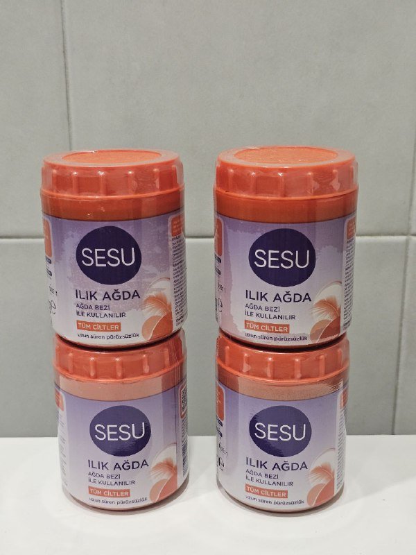 Sesu ılık ağda восковая паста для удаления волос 4 шт