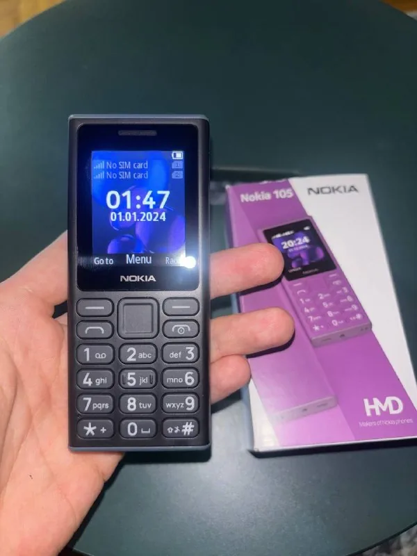 Телефон Nokia 105 Black Dual Sim