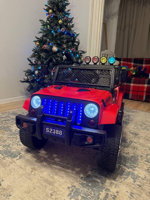 Детская электромашина красная 2