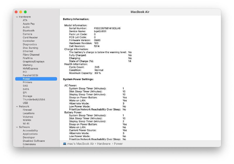 MacBook Air 13" M2 2022 Midnight 5