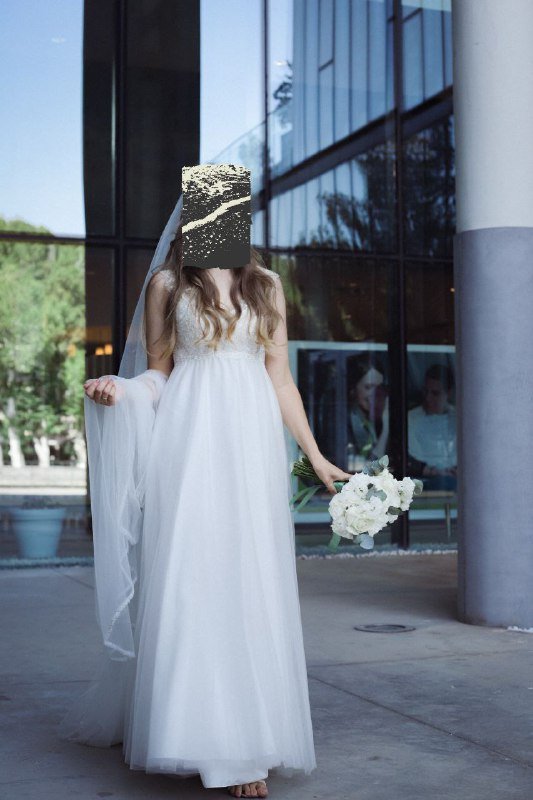 Свадебное платье элегантное размер S/M 4