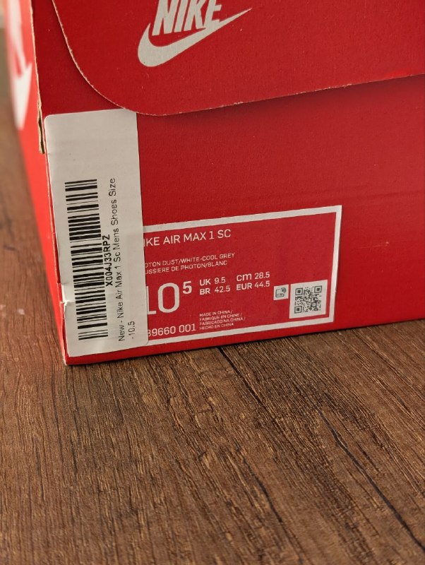 Nike Air Max 1, Size 10.5 US 3