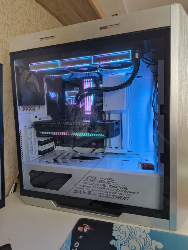 Компьютер ASUS ROG Strix, i9, RTX 3060Ti, клавиатура HyperX 3