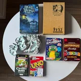 Настольные игры: Туми Иши, EQ, Импровизация Мастер, Турбо Крокодил, Uno, Письма Призрака, Свинтус Зомби 2