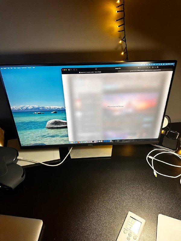 Монитор Dell 27" IPS S2722QC, Apple Magic Trackpad, Magic Keyboard