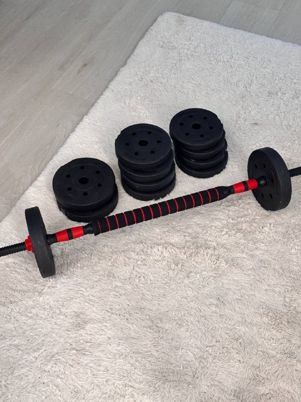 Штанга с гантелями максимальный вес 20 кг