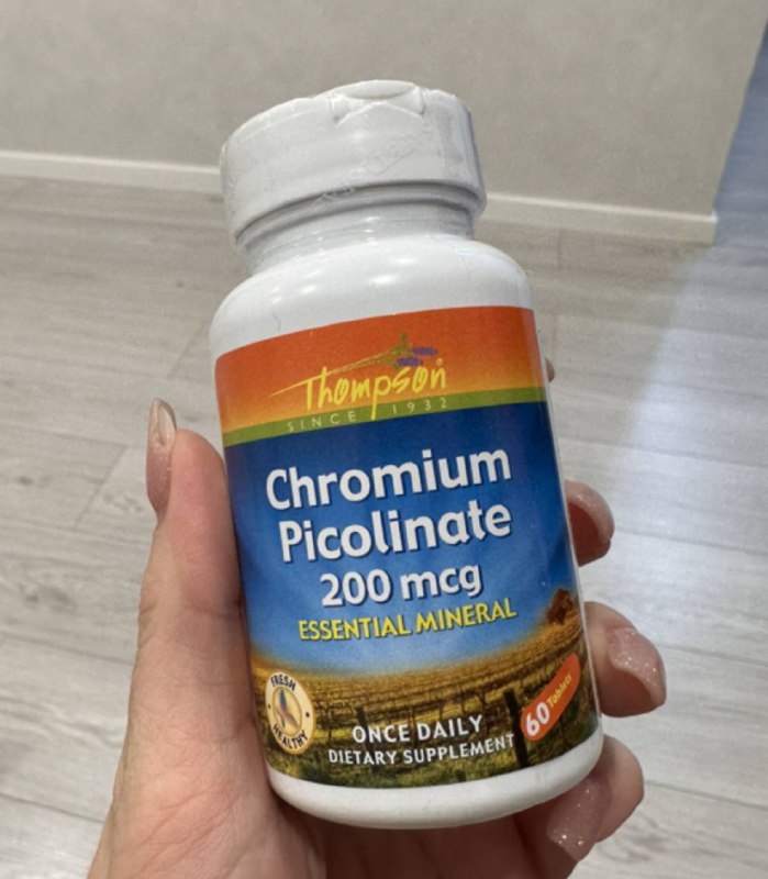 Chromium Picolinate 200 mcg диетическая добавка 60 таблеток