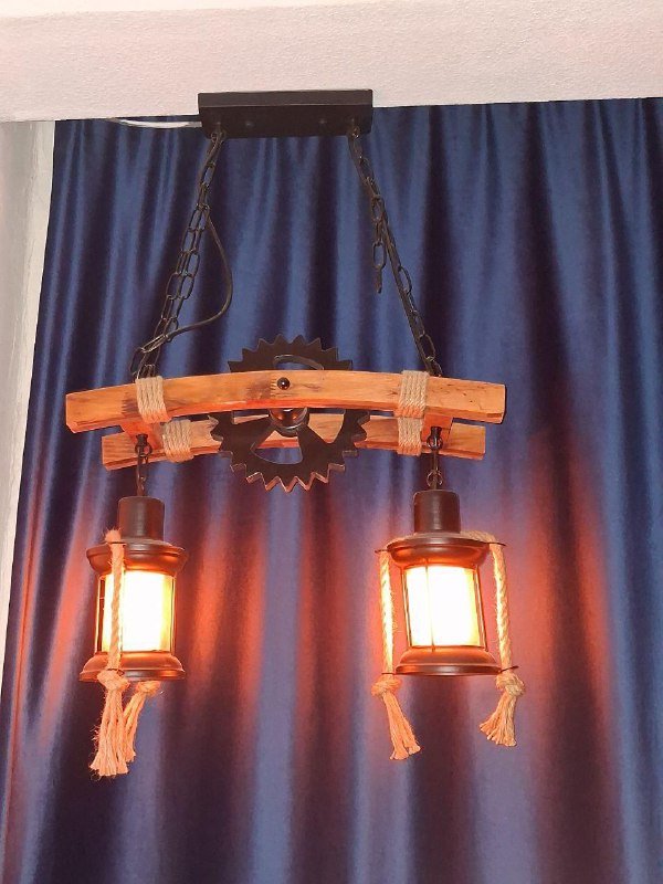 Дизайнерская потолочная люстра в стиле стим-панк