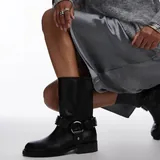 Topshop leather women’s boots, biker boots 6