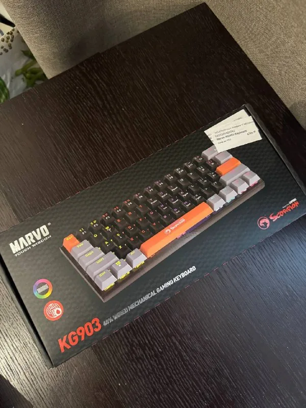 Игровая клавиатура Marvo KG903 40% 1