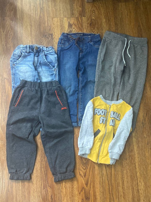 Джинсы, спортивные штаны, спортивная кофта для детей 2-3 года