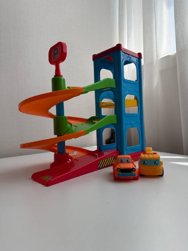 Ходунки-каталка Caretero Spark, детская тележка, игровой трек с машинками 2