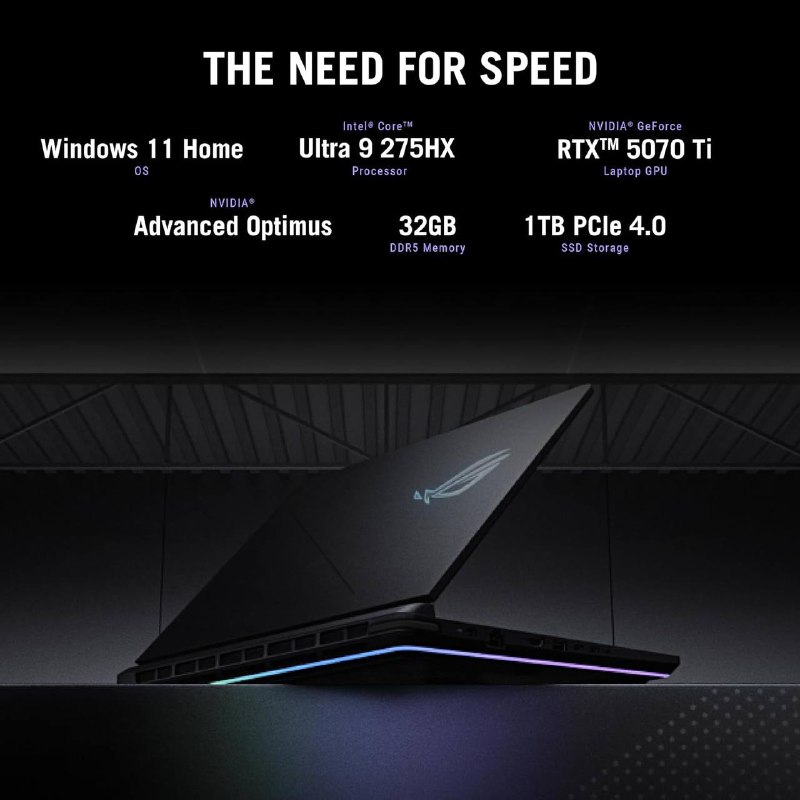 ASUS ROG Strix G16 Gaming Laptop RTX 5070 Ti 32GB 1TB SSD 3