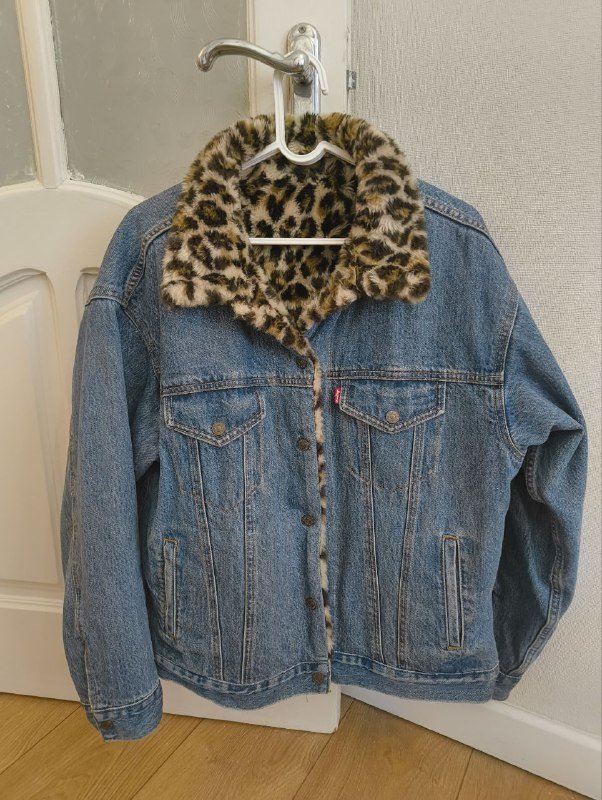 Куртка джинсовая двухсторонняя Levis женская М