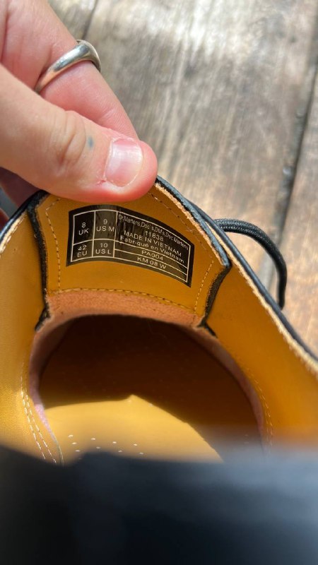 Ботинки Dr. Martens 1461 3-Eye Gibson размер 42 4