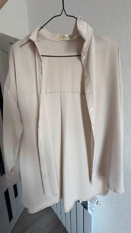 Блузка женская 44-46, новая, бежевая 2