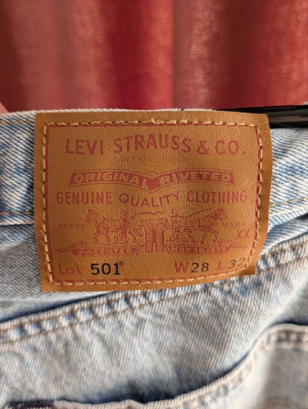 Levi's jeans - men, Lot 501 W28 L32 3
