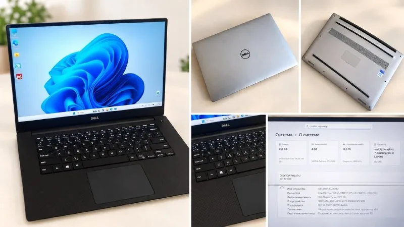 Dell XPS 15 9560 ноутбук