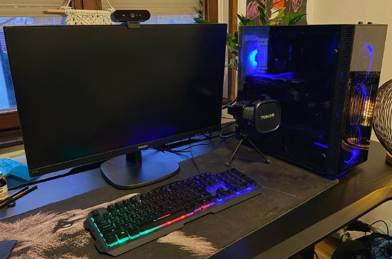 Игровой ПК i5-9400F, RX 590 8GB, 16GB, SSD, монитор 27"