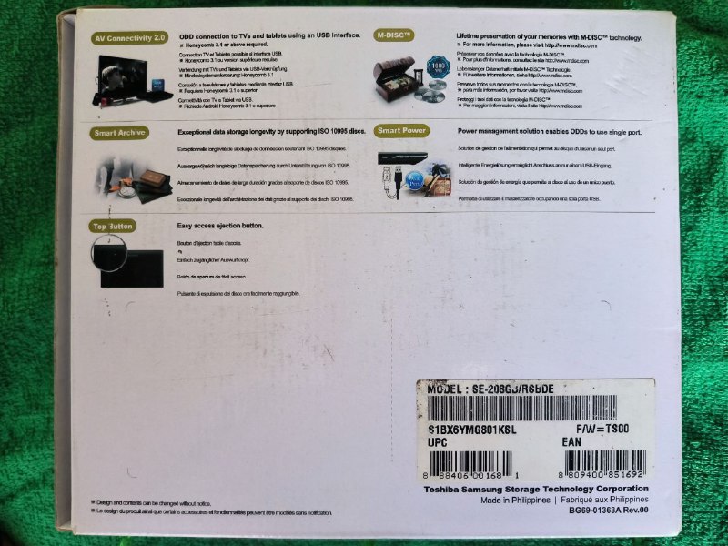 Портативный CD-ROM Samsung 2
