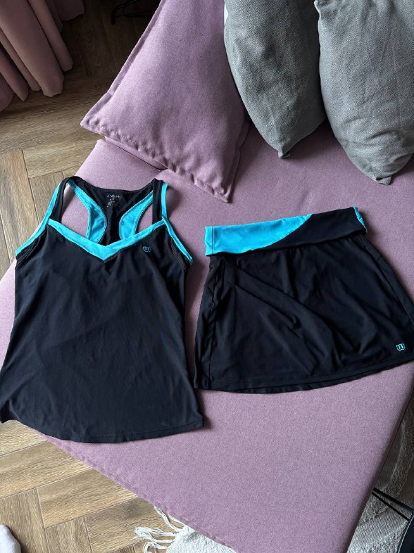 Юбка теннисная, майка Lulu lemon, костюм Wilson 3
