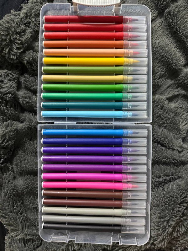 новые фломастеры 24 цвета 2