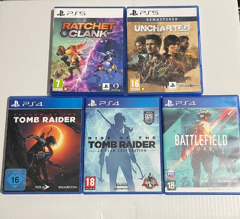 Игры на ps5 ps4 диски
