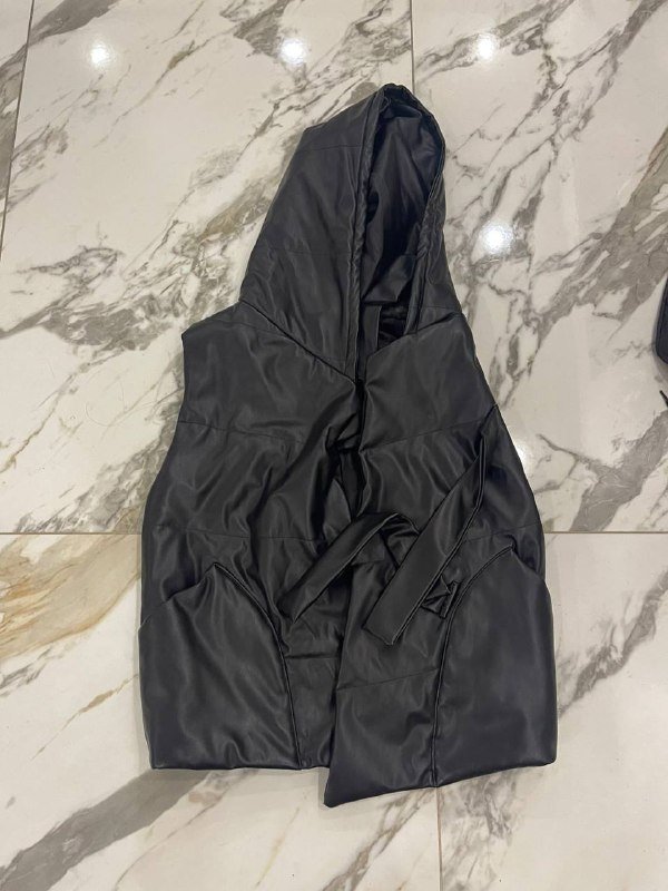 Кожаный жилет, Плюшевая куртка размер М