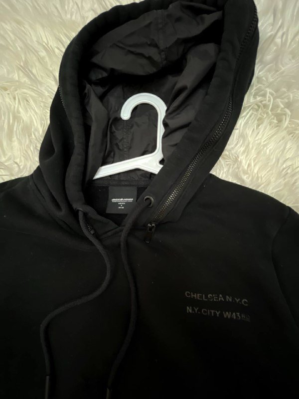 Черное худи размер S 2