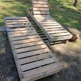 Деревянные шезлонги, лежаки 3