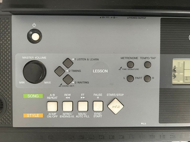 Синтезатор YAMAHA PSR-E233 с подставкой и адаптером 5