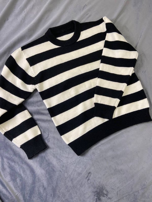 Джинсы Calvin Klein, Полосатый свитер, Женский костюм, Штаны Ostin 2