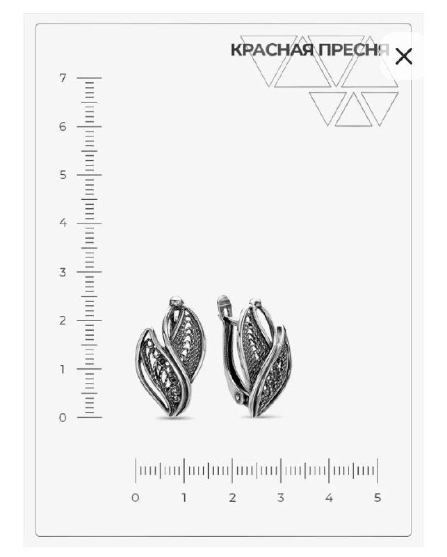 Серьги серебро 925 с оксидным покрытием 3