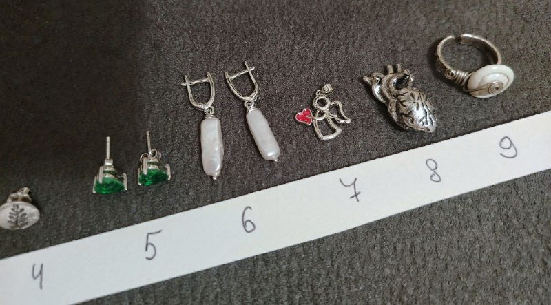 Серьги, браслет, подвеска, кулон, кольцо, колье 5