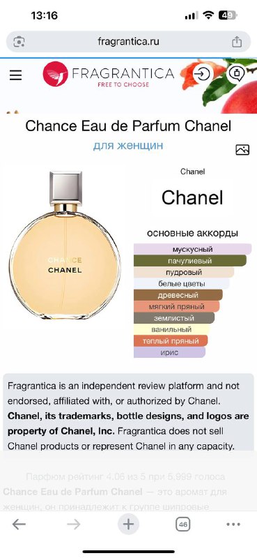 Chanel Chance
