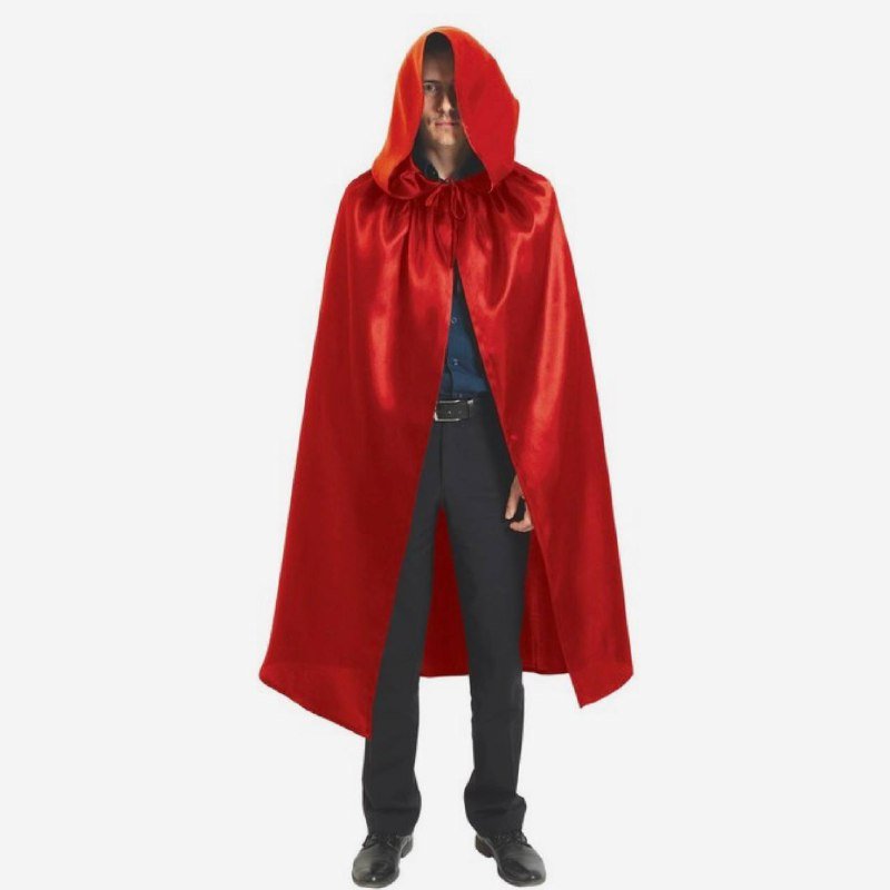 Брюки, сарафан, комбинезон, рубашка, худи, юбка, красный плащ 8