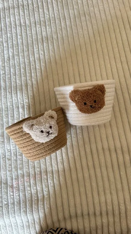 Корзинки для хранения, корзиночки на веревке 1
