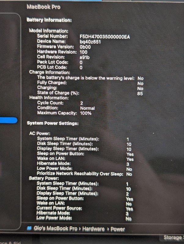 MacBook Pro 16" M3 PRO 18GB RAM 512GB SSD 2