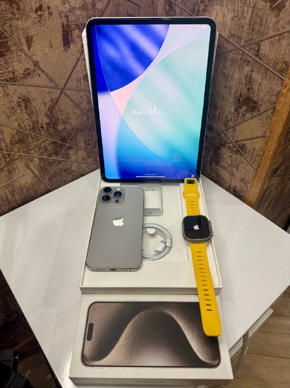 iPhone 15 Pro Max, iPad Pro 11, Apple Watch Ultra